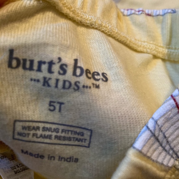 Burts Bees PJs 5T NWT - Picture 9 of 11